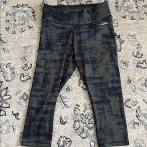 Spalding leggings- dark green and grey